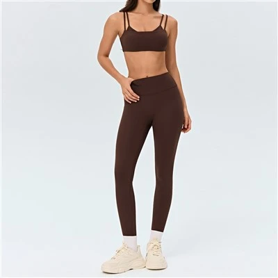 Vestit esportiu d'-coll quadrat-alta elasticitat