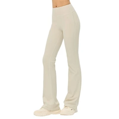 Pantalons acampanats-Lleus-Licra doble 6 elàstics